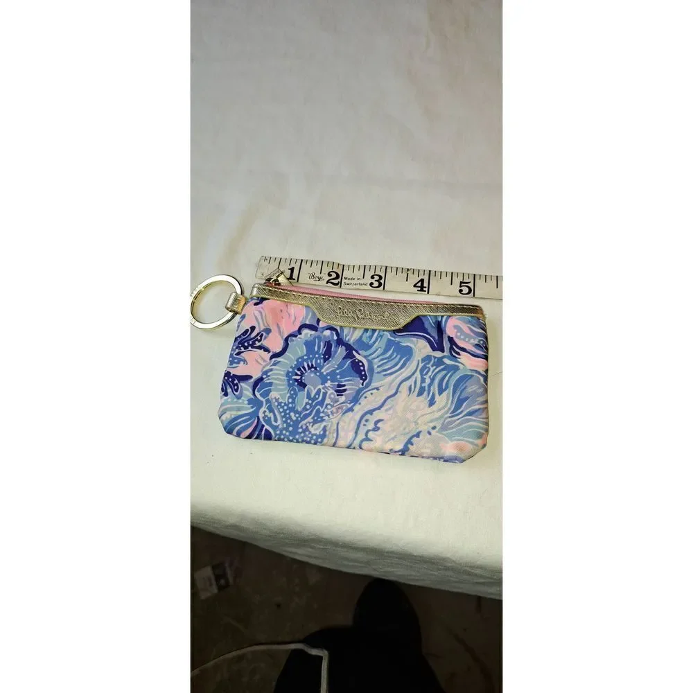 Lilly Pulitizer Floral Keychain ID Change Pouch